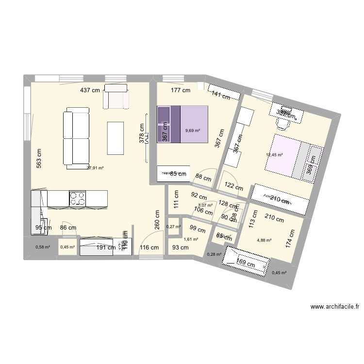 APT3. Plan de 0 pièce et 0 m2