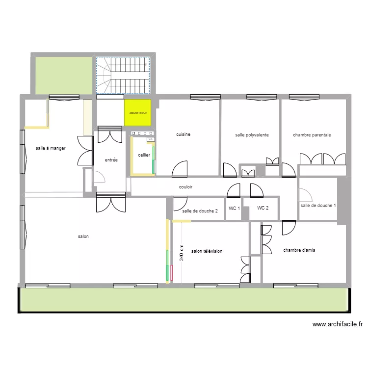 Appartement MAYEUR peinture. Plan de Appartement MAYEUR peinture. Plan de