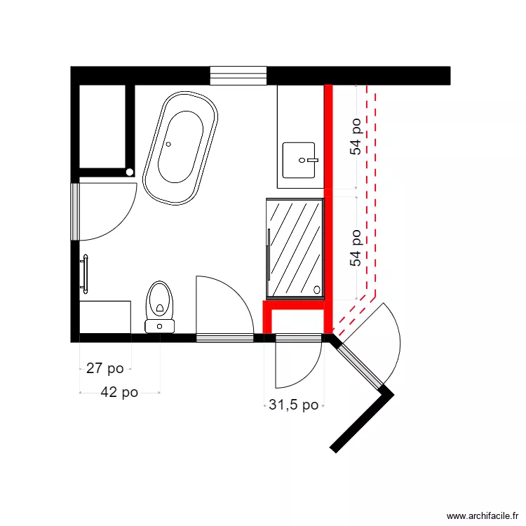 villeneuve 1. Plan de 1 et 1 m² villeneuve 1. Plan de 1 et 1 m²