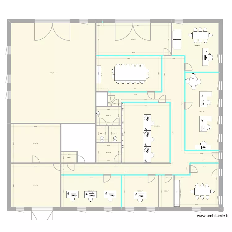 STD BUREAU. Plan de 16 et 462 m² STD BUREAU. Plan de 16 et 462 m²