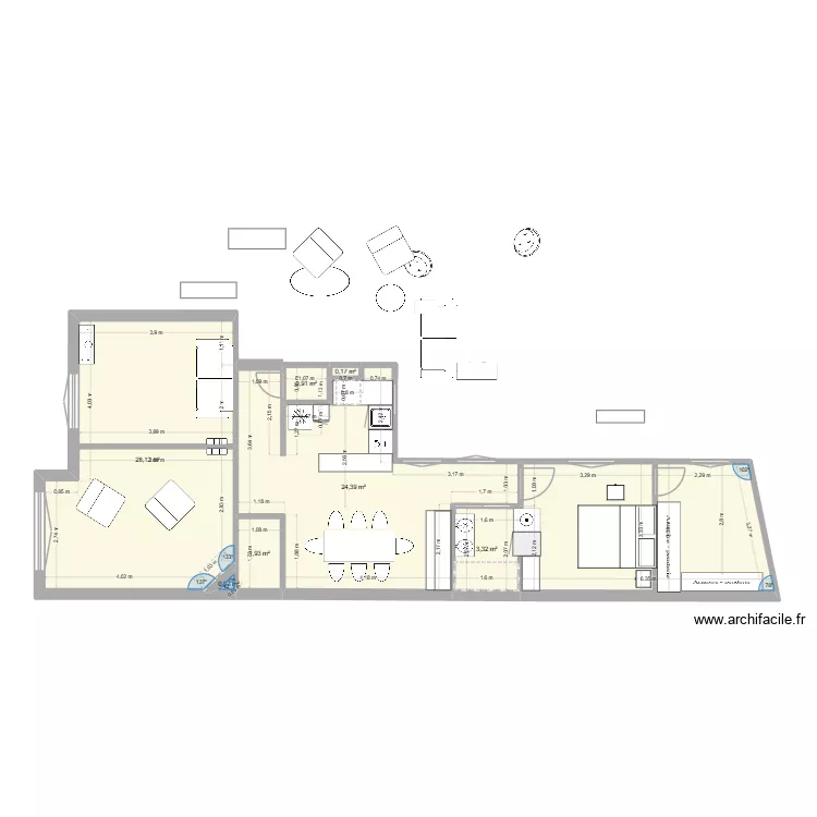 LORILLEUX 6. Plan de 