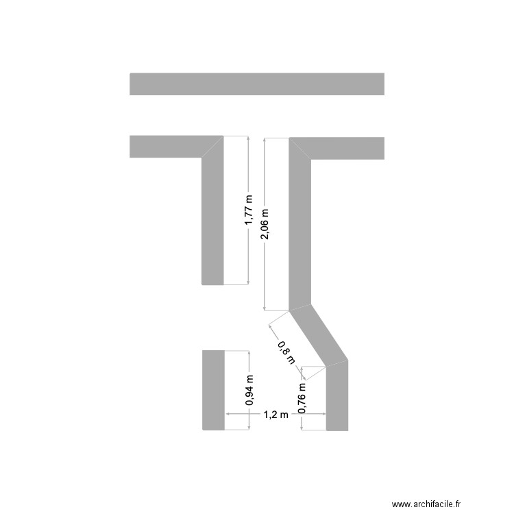 couloir. Plan de 0 pièce et 0 m2