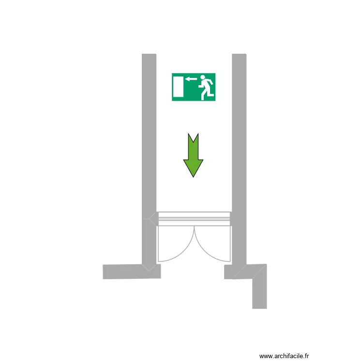 TRINQUET. Plan de 