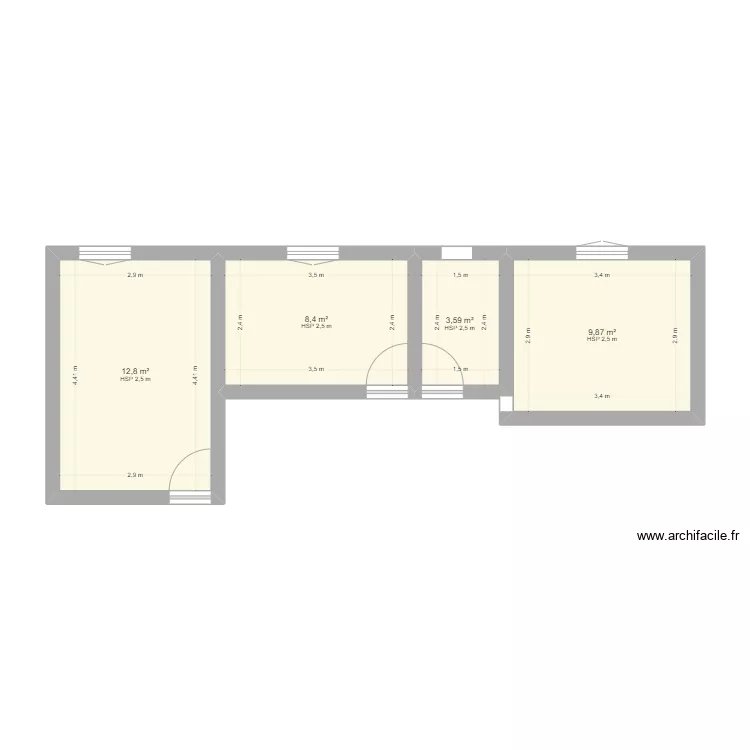 BORMES LES MIMOSAS. Plan de 