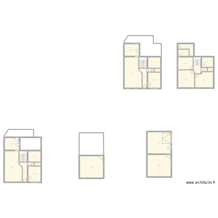 labrit. Plan de 28 pièces et 298 m2
