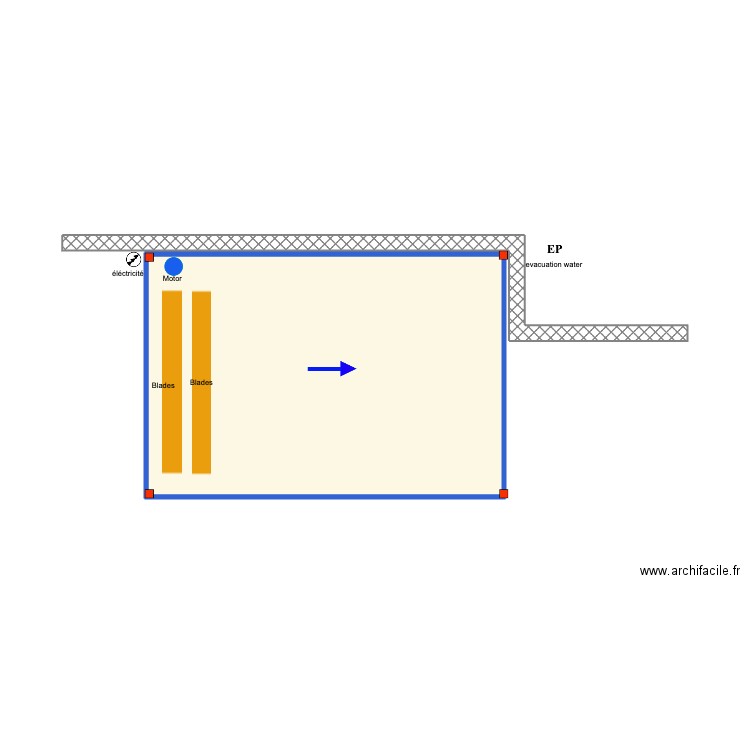 Millner lagos. Plan de 1 pièce et 22 m2