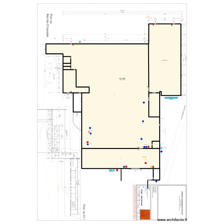PLAN N4 SAGLAM. Plan de 8 pièces et 335 m2