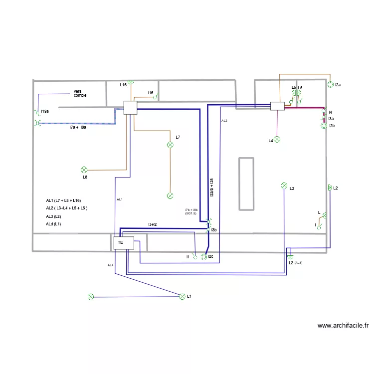 rdc lum. Plan de rdc lum. Plan de