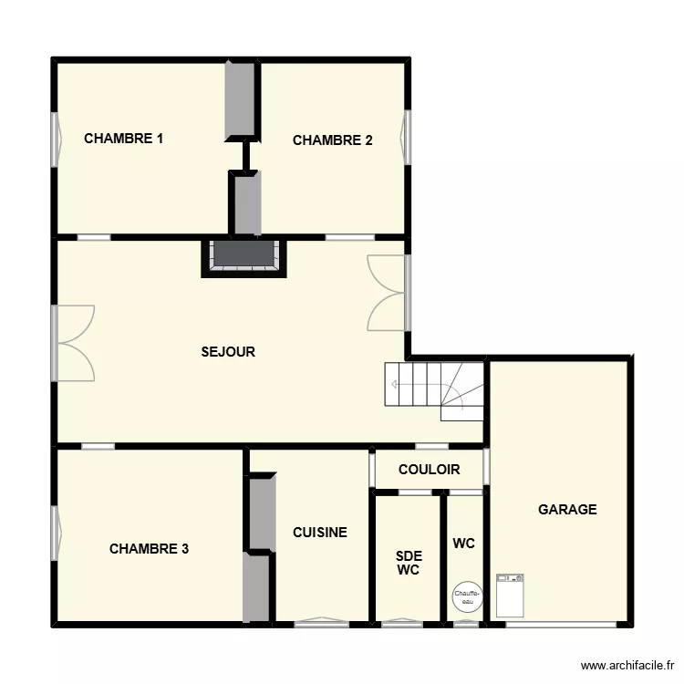 GEORGES. Plan de 13 et 84 m² GEORGES. Plan de 13 et 84 m²