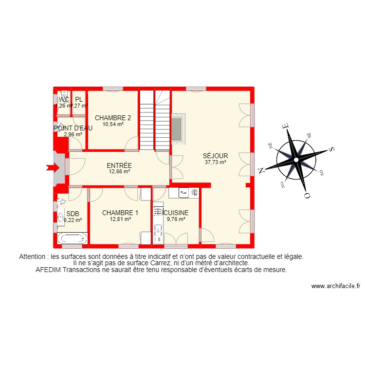 BI 19012 - . Plan de 41 pièces et 313 m2