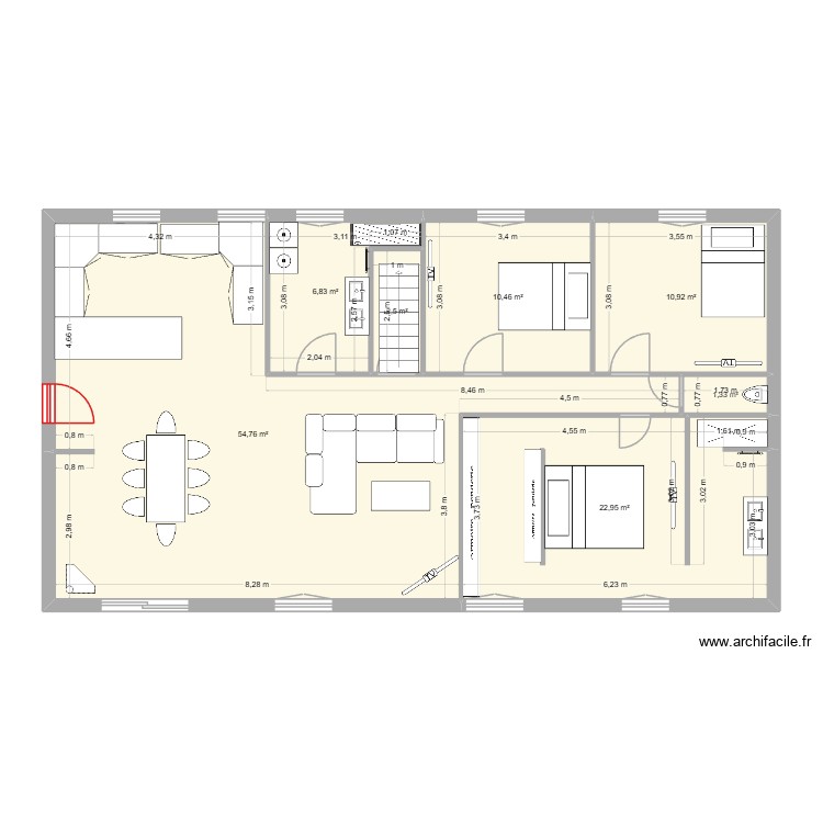 st jean. Plan de 0 pièce et 0 m2