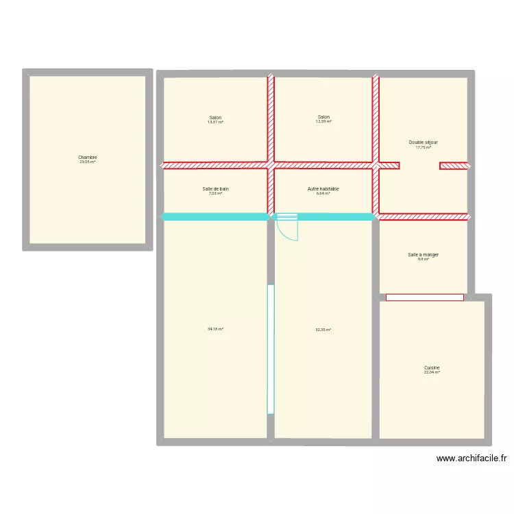 Nouvel maison . Plan de 