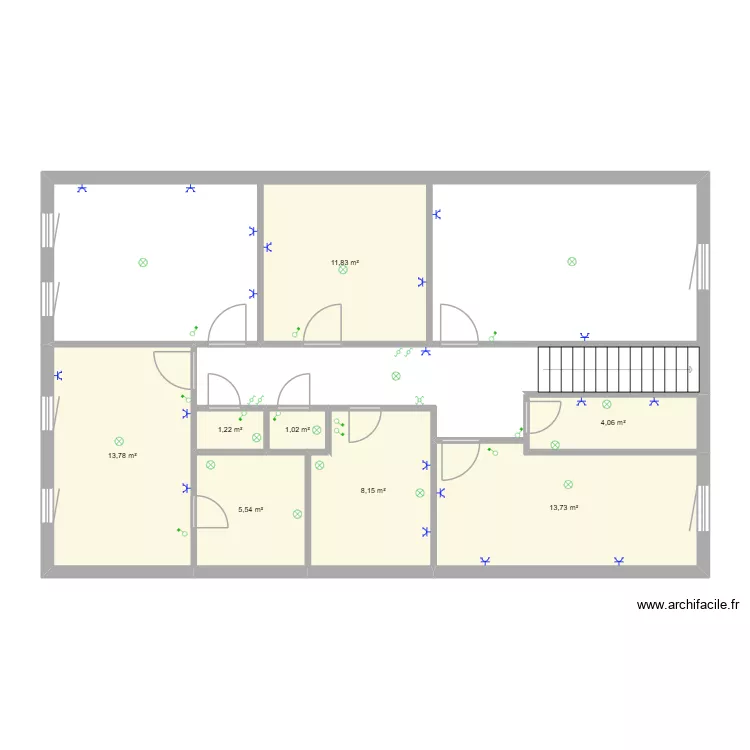takis 1er. Plan de 8 Pièces et 59 m² takis 1er. Plan de 8 Pièces et 59 m²