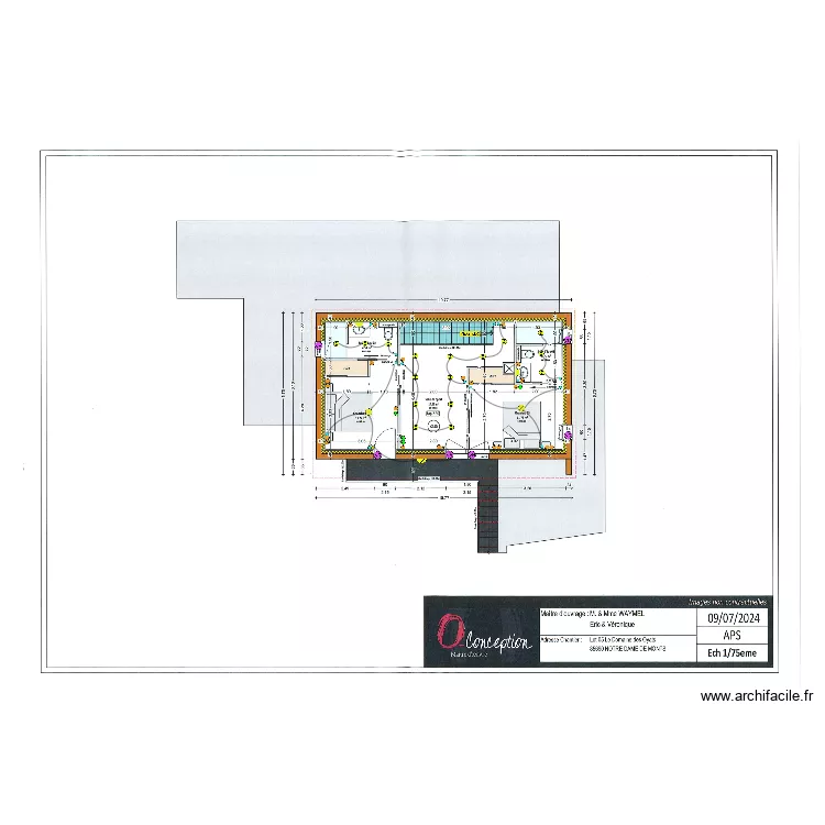 WAYMEL ETAGE ELEC. Plan de 