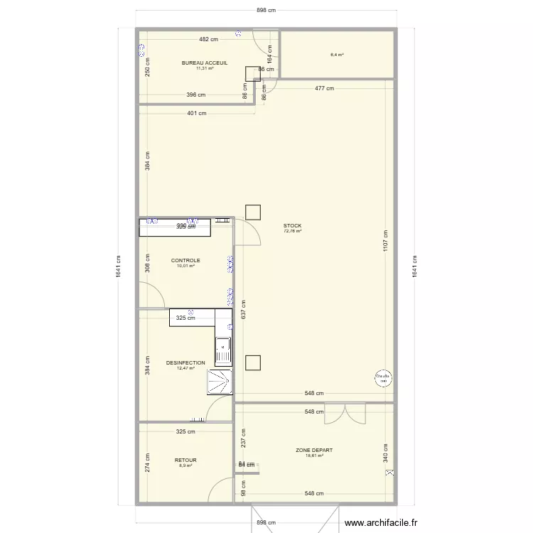 HYGIE DIJON. Plan de 
