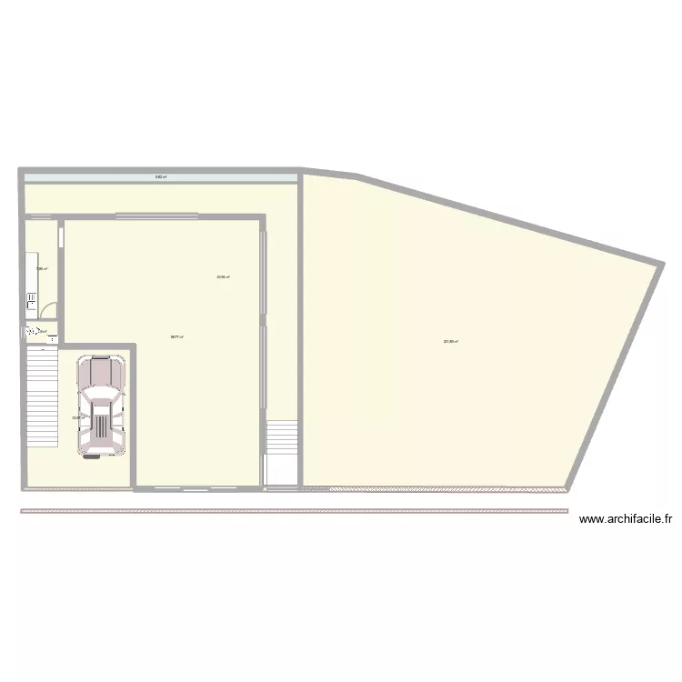 Plan RDC le 22 06 2026. Plan de 7 et 391 m² Plan RDC le 22 06 2026. Plan de 7 et 391 m²