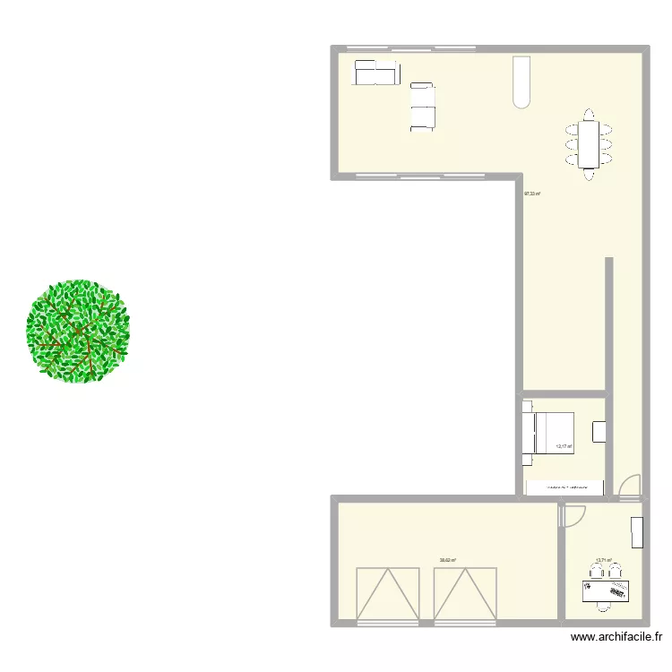 mAISON SUR TERRAIN 2. Plan de 4  et 162 m²