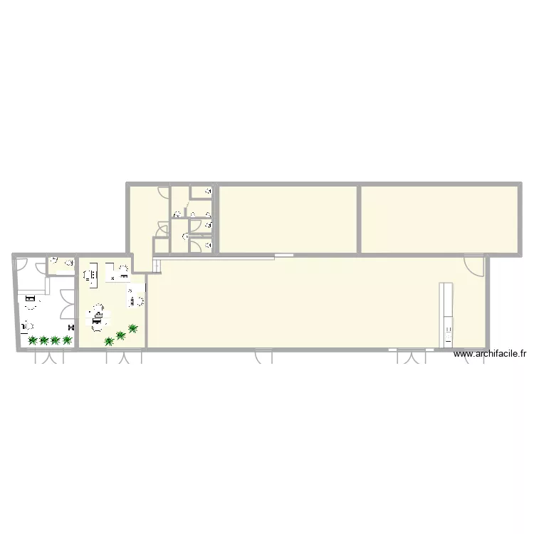 menuiserie. Plan de 10  et 321 m²