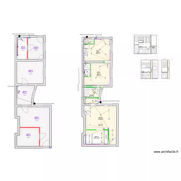 CARDINAL_EXISTANT_N3OLD. Plan de 
