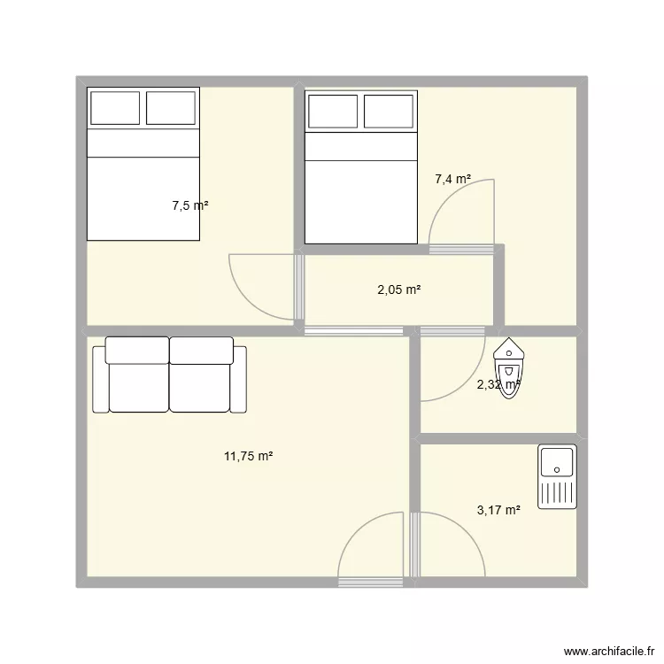 edw. Plan de 6 et 34 m² edw. Plan de 6 et 34 m²