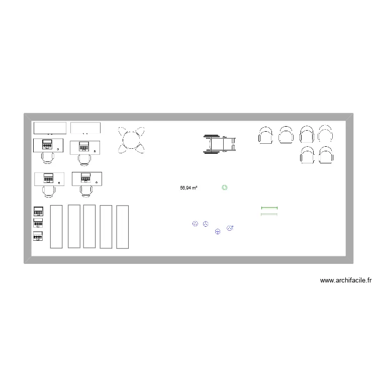 objets. Plan de 1 et 57 m² objets. Plan de 1 et 57 m²