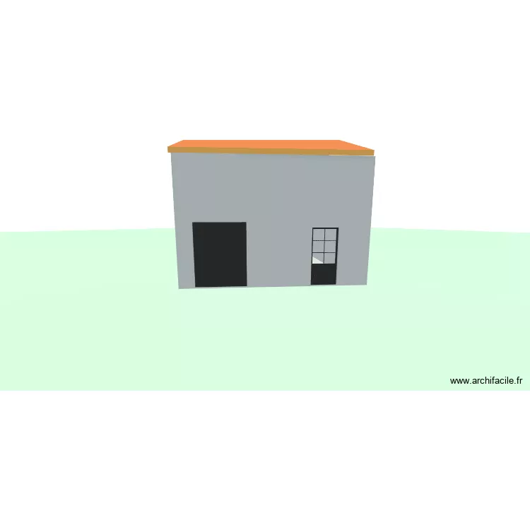 AFS. Plan de 1  et 61 m²