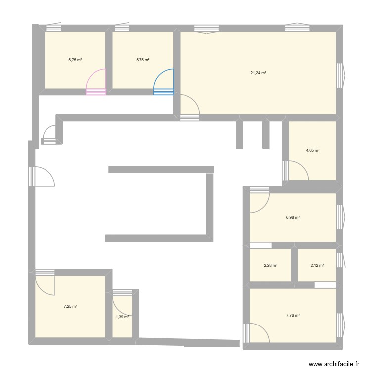 hafssa. Plan de 0 pièce et 0 m2