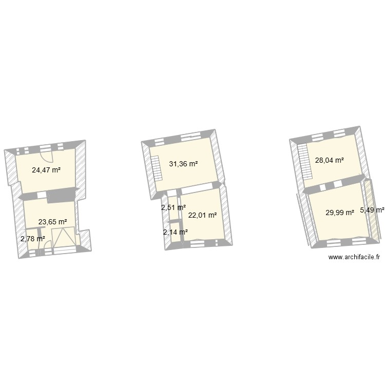CHATEAUNEUF DU PAPE VERDUN R+2. Plan de 10 pièces et 172 m2