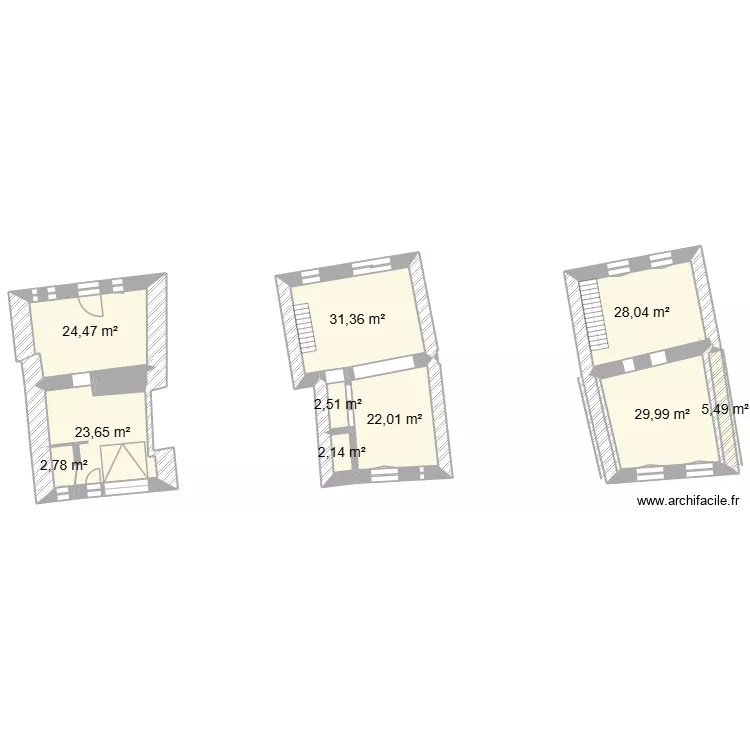 CHATEAUNEUF DU PAPE VERDUN R+2. Plan de 