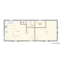 Maison Auriébat rez de chaussée projet