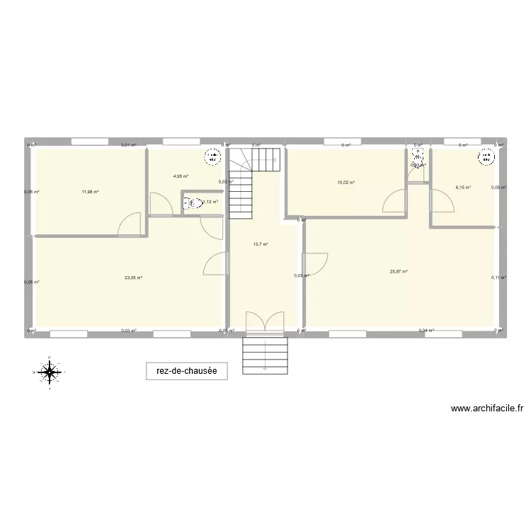 rez de chauss&eacute;. Plan de 