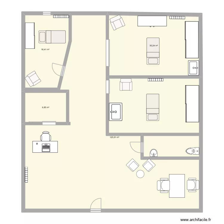 vrai bon plan de l'institut. Plan de 4 Pièces et 179 m² vrai bon plan de l'institut. Plan de 4 Pièces et 179 m²