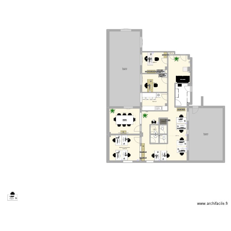 Ayala, 13 1º Izq. Propuesta 2025b. Plan de 12 pièces et 198 m2