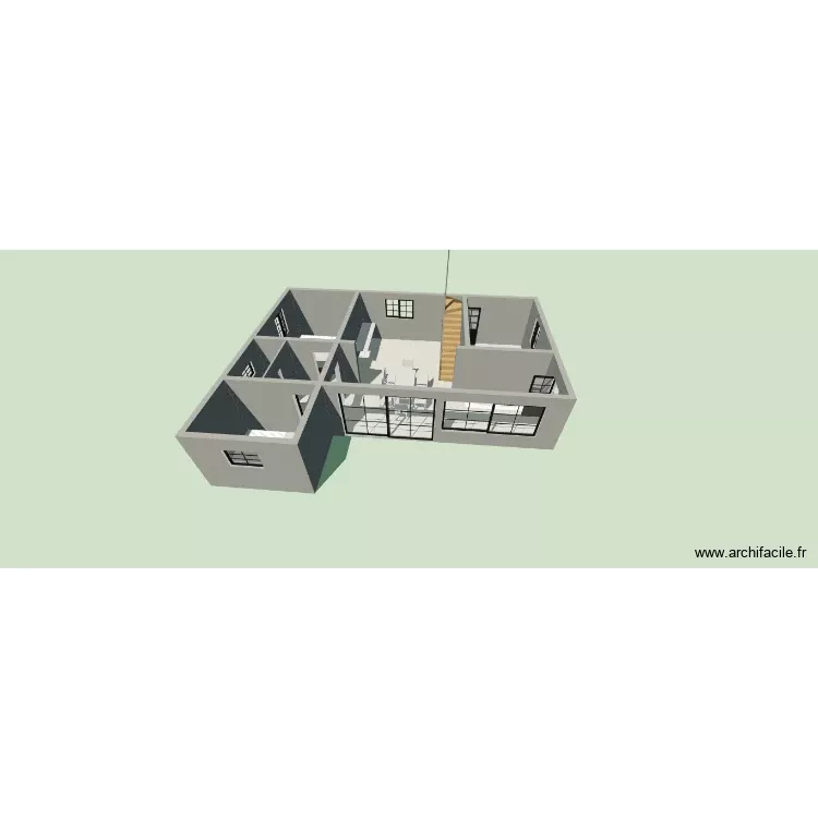 cabanon 2. Plan de 6 Pièces et 77 m² cabanon 2. Plan de 6 Pièces et 77 m²