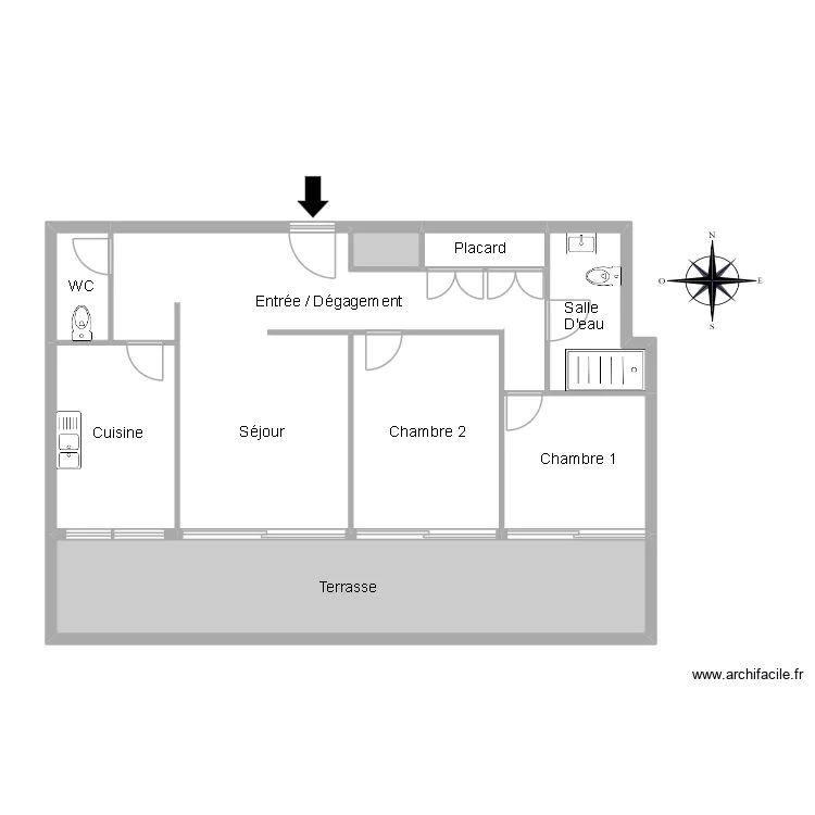 51732 MENAGE. Plan de 9  et 85 m²