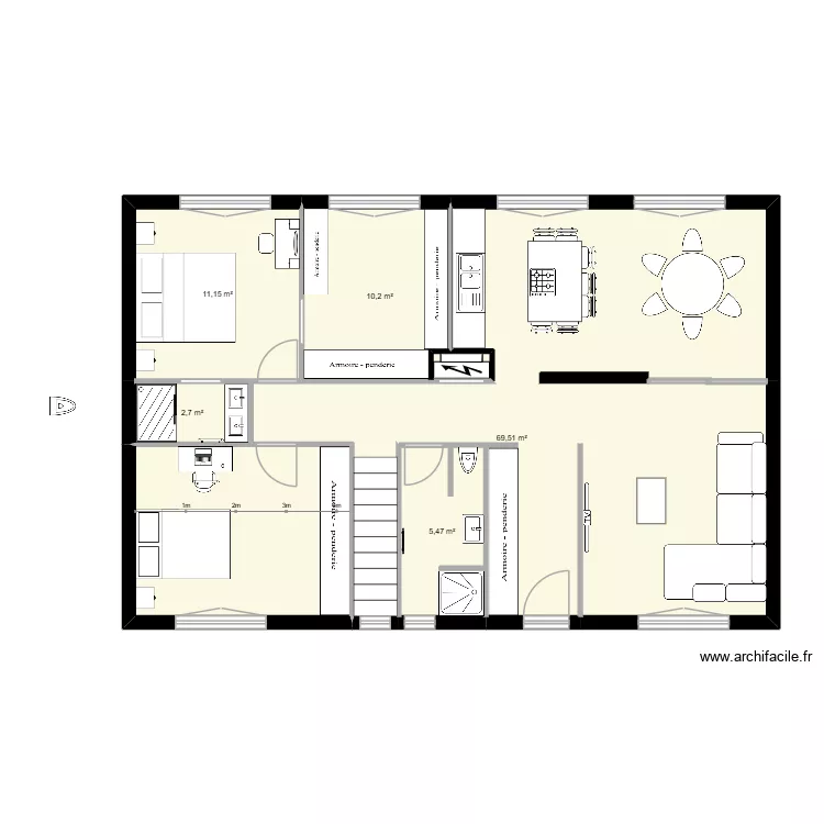 lolonado. Plan de 5 et 99 m² lolonado. Plan de 5 et 99 m²