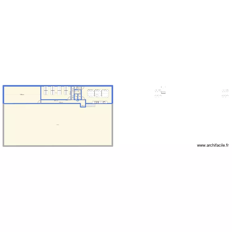 plan bureau V1. Plan de 