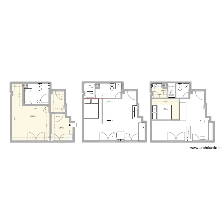 Conciergerie. Plan de 0 pièce et 0 m2