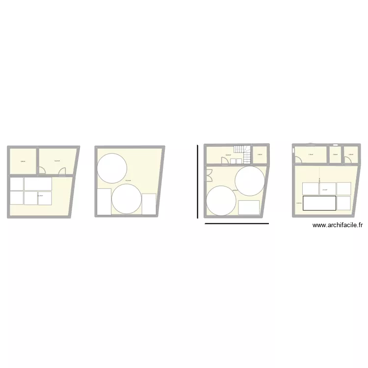 Plan. Plan de 11  et 224 m²