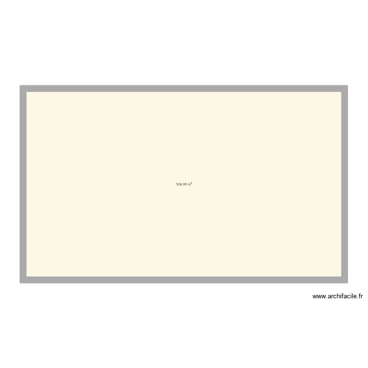 maison. Plan de 1  et 109 m²