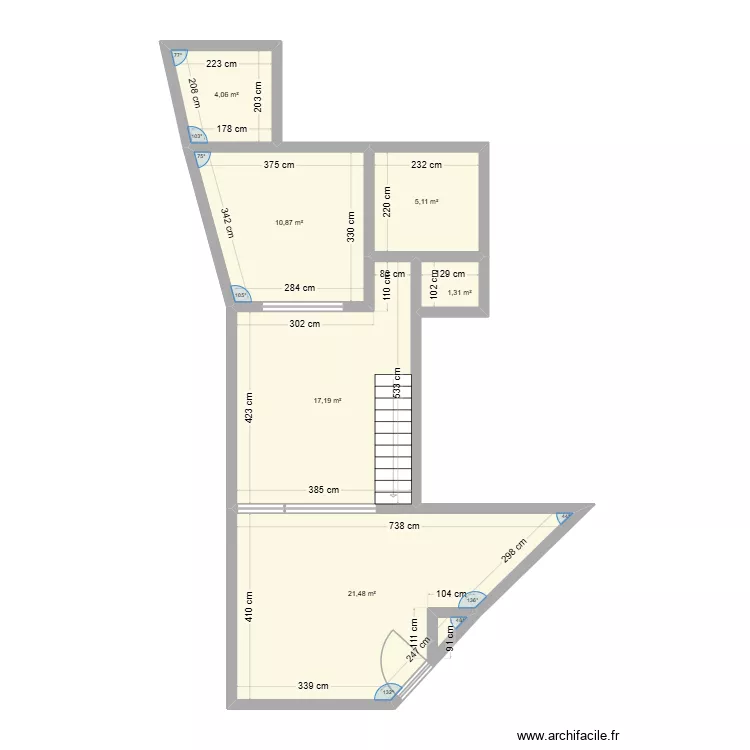 Baulet. Plan de 9 et 99 m² Baulet. Plan de 9 et 99 m²