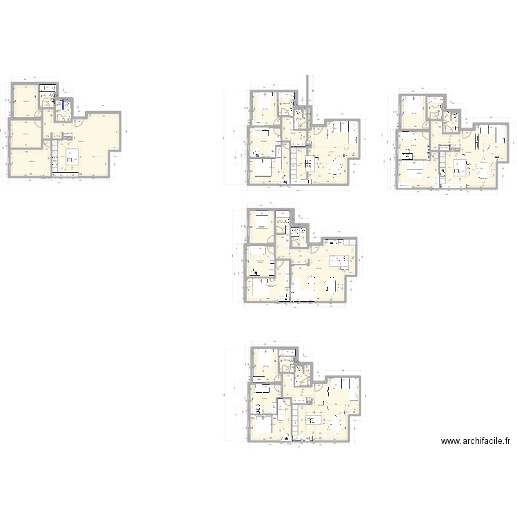Vessy Appart D. Plan de 41 pièces et 469 m2