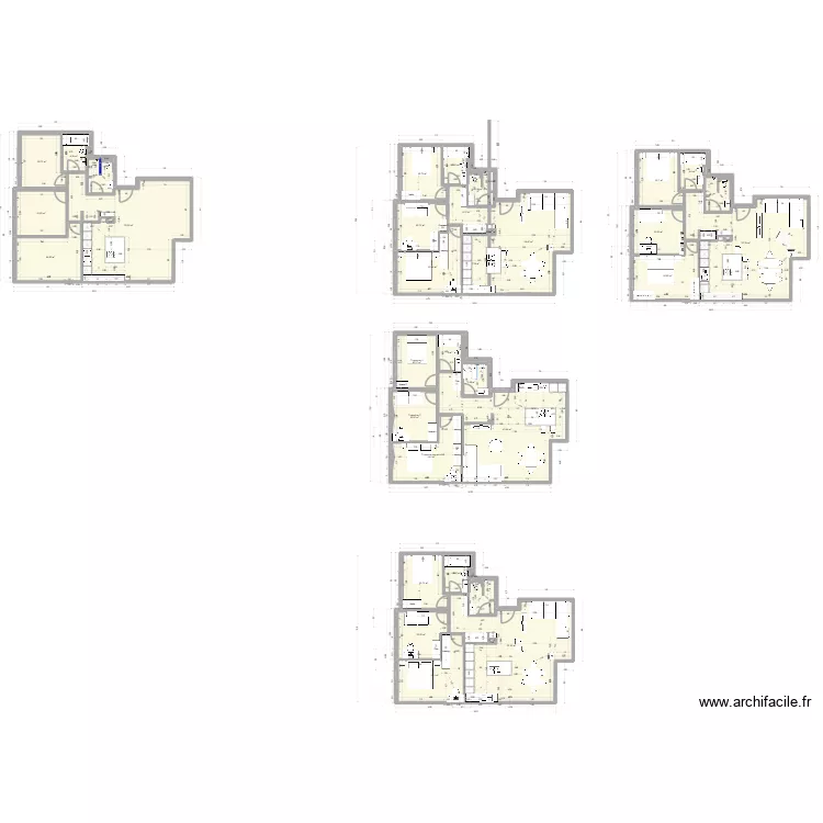 Vessy Appart D. Plan de 41  et 469 m²