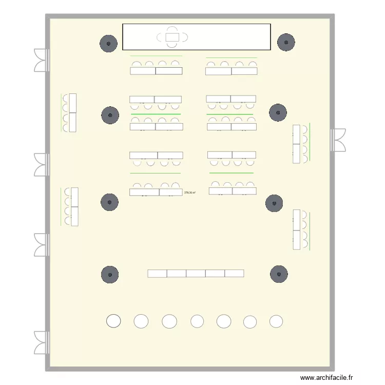 18ans demain. Plan de 1 Pièce et 379 m²