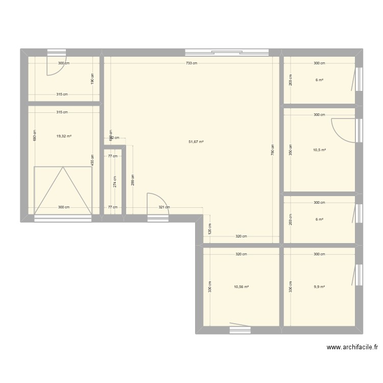 maison lolo. Plan de 7 pièces et 114 m2