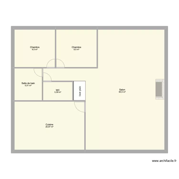 G.TRAYNARD - BOURGEOIS - MI. Plan de 