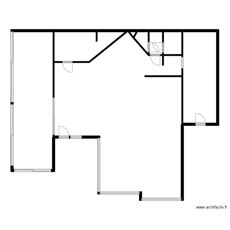 Restaurant fecamp2. Plan de 8 pièces et 177 m2