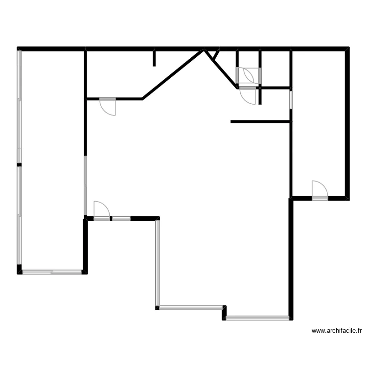 Restaurant fecamp2. Plan de 8  et 177 m²