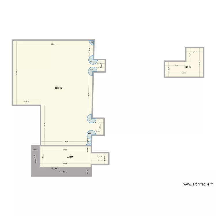 walpol. Plan de 4 Pièces et 66 m²