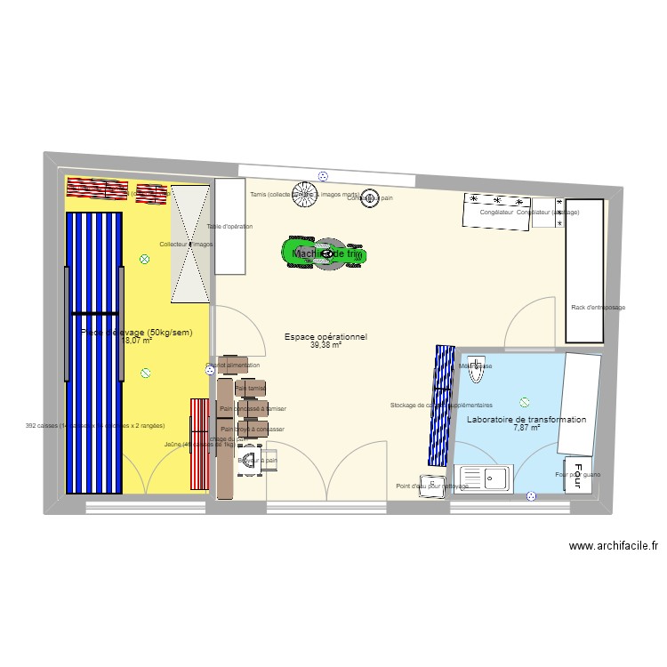 Nouveau local garage La Briquerie. Plan de 0 pièce et 0 m2